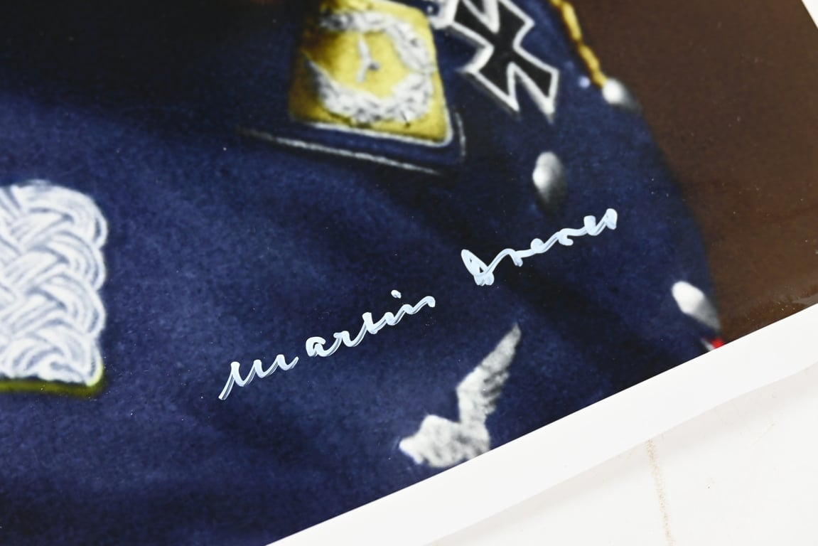 Signature of Luftwaffe KC Recipient 'Martin Drewes'