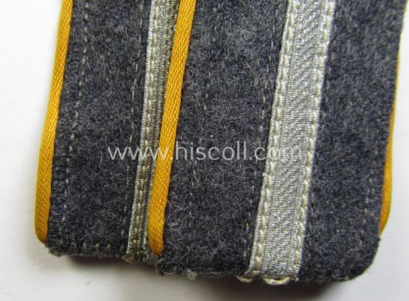 Attractive - fully matching and with certainty scarcely found! - pair of NCO-type, so-called: 'Ostvölker'- (ie. presumably Luftwaffe-?) related shoulderstraps that come in a 'virtually mint- ie. unissued' condition