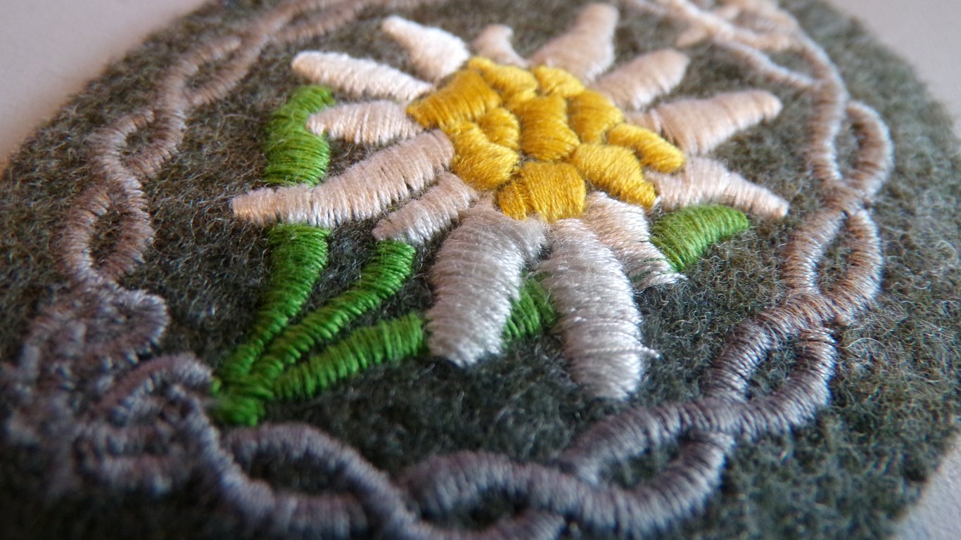 Gebirgsjäger Sleeve Insignia - Rare Windjacke Variant