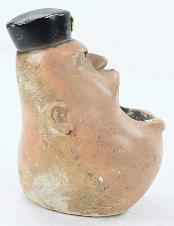 Allied WW2 Mussolini Ashtray 1942