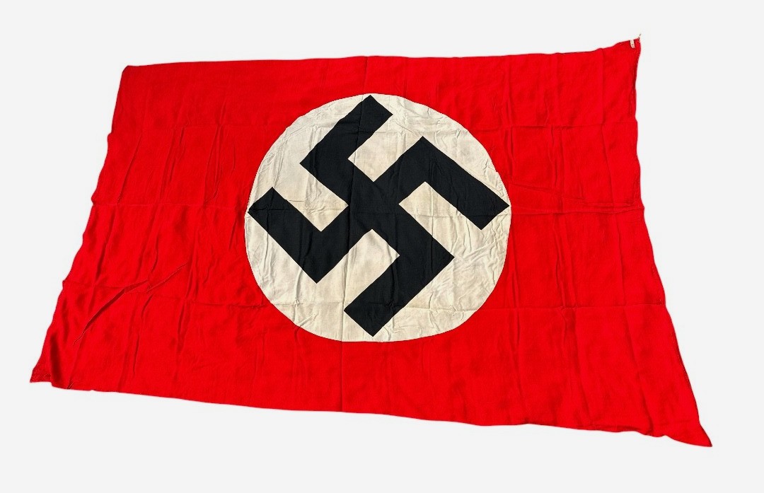 Large NSDAP Double-Sided  Flag – Dutch Wartime Manufacture
