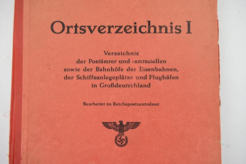 German Third Reich Postal Code Book 1944