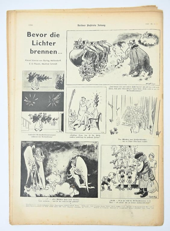 German Berliner Illustrierte Zeitung Newspaper 1940
