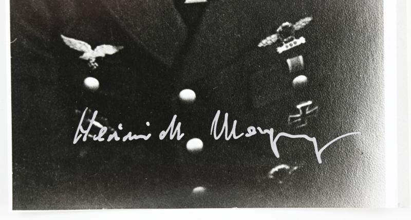 Signature of Luftwaffe KC Recipient 'Heinrich Meyering'