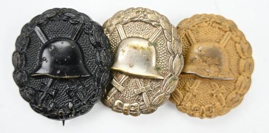 German WW1 Wound Badge Set