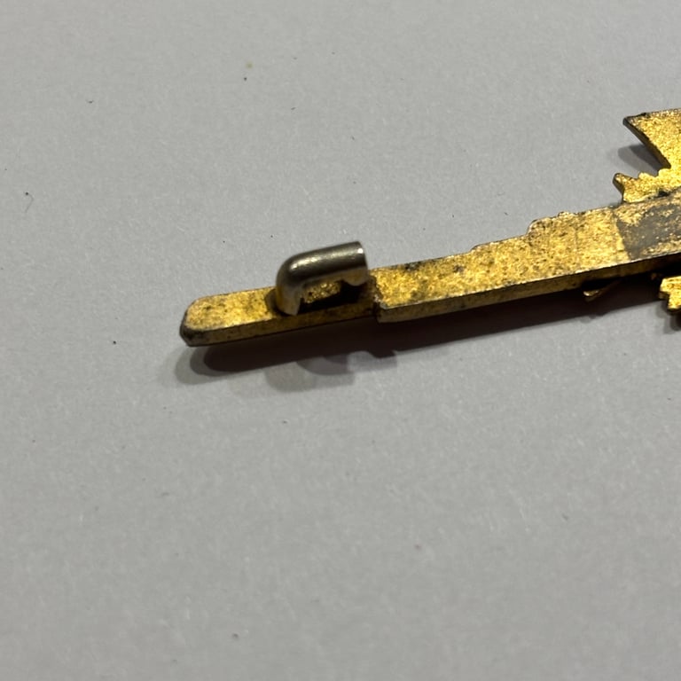 Miniature Mother's Cross in Gold on Clasp