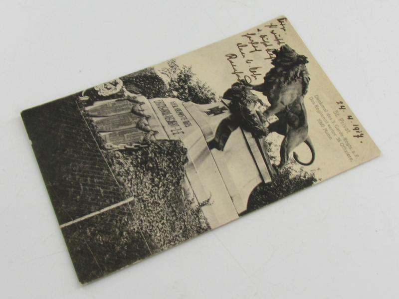 Memorial Postcard :  battle 24-04-1917