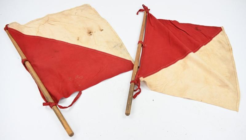 US WW2 Signal Flag Kit with carrying pouches