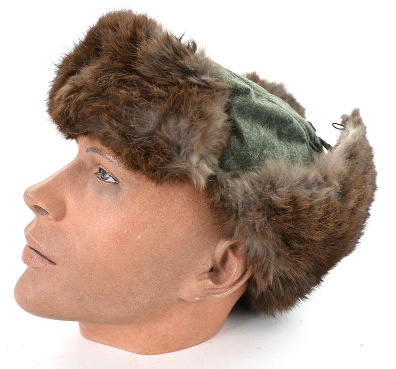 German WH Winter Cap Pelzmutze