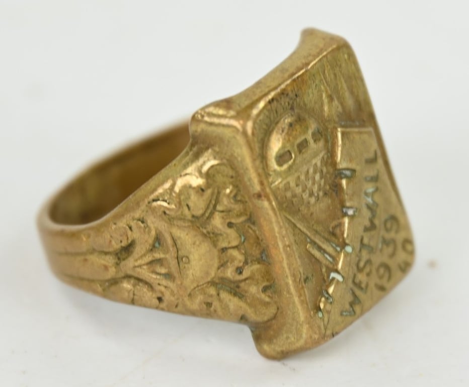 German WH Canteen Ring 'Westwall 1939/40''