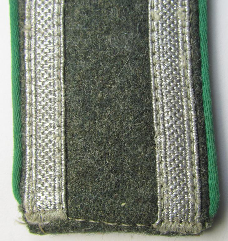 Neat - albeit regrettably single! - WH (Heeres) - I deem - mid-war-period- (ie. 'M41/M43'-pattern) NCO-type shoulderstrap as was intended for usage by an: 'Unteroffizier einer Gebirgsjäger-Rgts.'