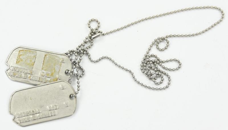 USAAF WW2 Dog-Tag Set 'Jack E. Curtis'