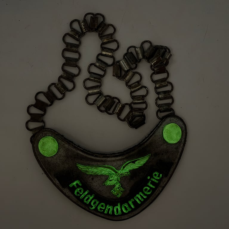 LW Feldgendarmerie Gorget - Ultra Rare