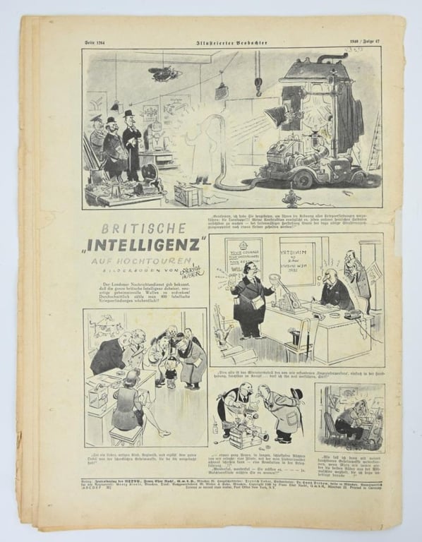 German Magazine "Illustrierte Beobachter" Dated 21 November 1940