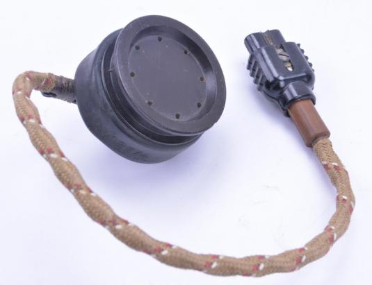 British WW2 RAF E-type Microphone Oxygen Mask