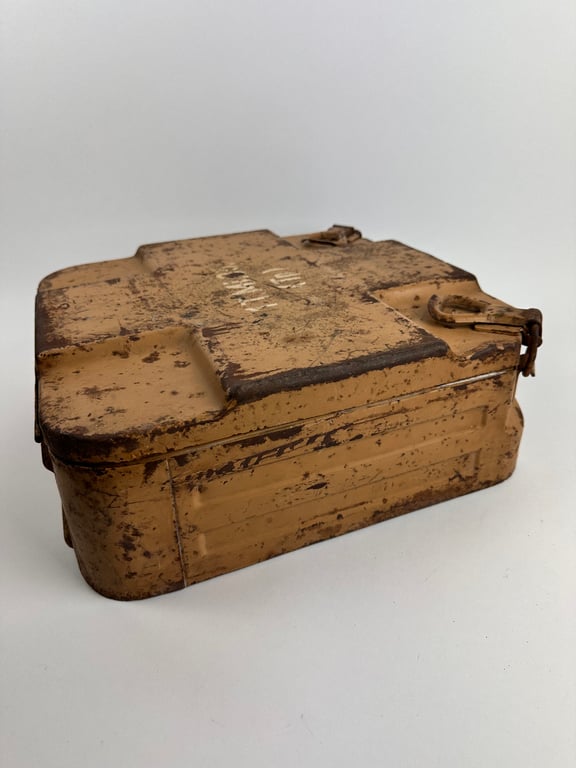 WW2 German WH Tellermine Tropical Camo Carrying Case "tan"1942