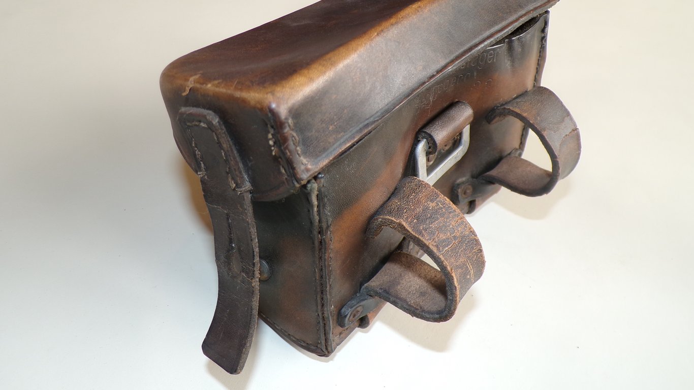 DRK Brown Leather Medical Pouch