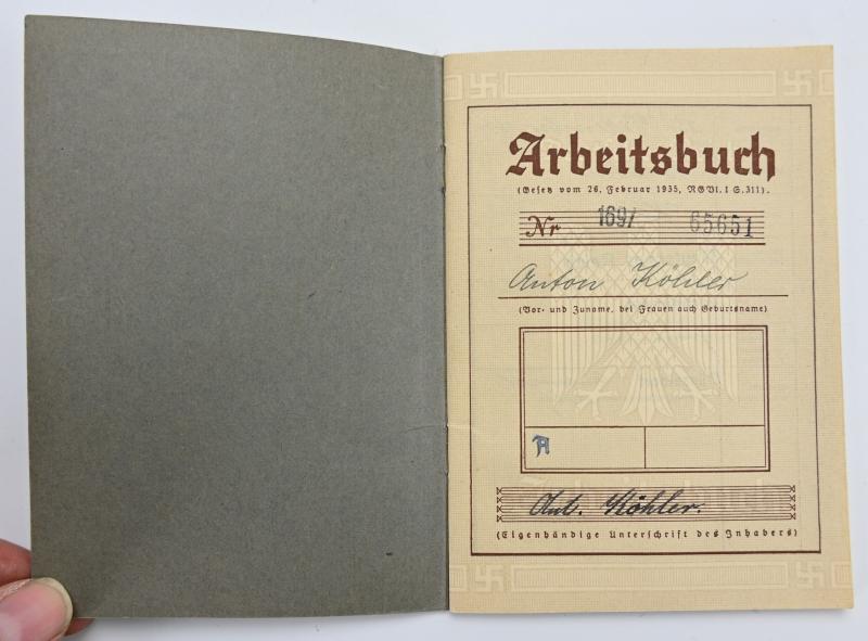 German Third Reich Workerspass
