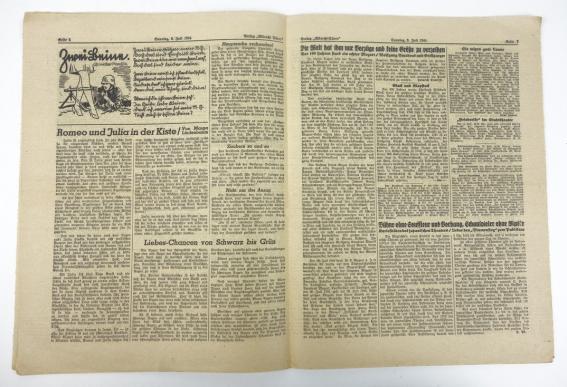 German Illustrierte Kronen Zeitung 9 July 1944