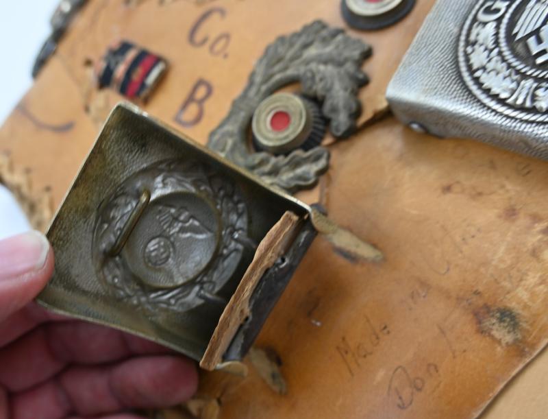 US WW2 Named Motorcyclist 'Souvenirs' Kidney Belt