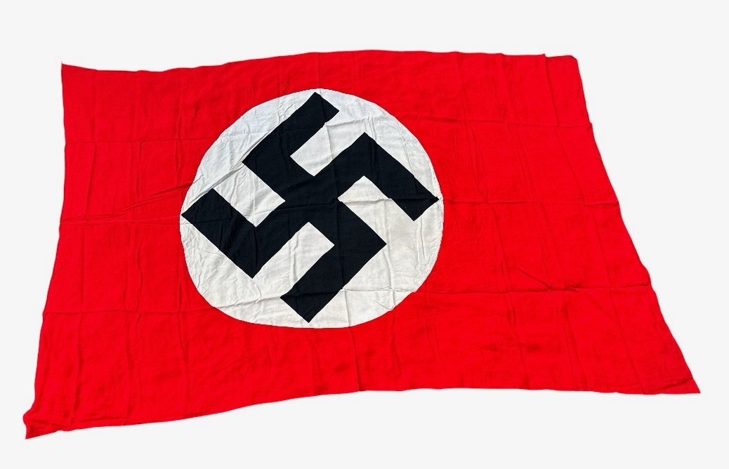 Large NSDAP Double-Sided  Flag – Dutch Wartime Manufacture