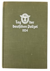 German Book Tag der deutschen Polizei 1934