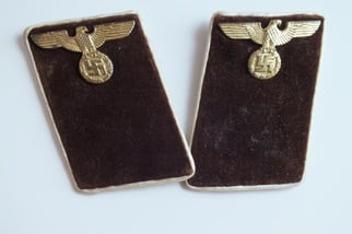 NSDAP COLLAR TAB SET Politischer-Leiter Anwärter’