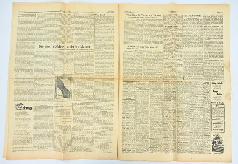 German Newspaper "Westdeutsche Beobachter" 4 July 1944