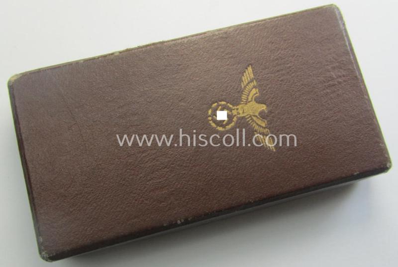 'N.S.D.A.P. D.A. in Bronze' (ie. '3. Stufe für 10 Jahre t. D.') being a non-maker-marked- (and/or 'regular-weight') example that comes stored in its typical two-pieced 'RzM M1/120'-marked etui