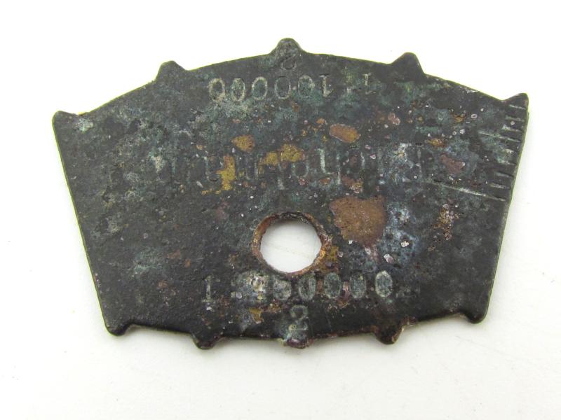 German WWII Officer's Map Case Ruler