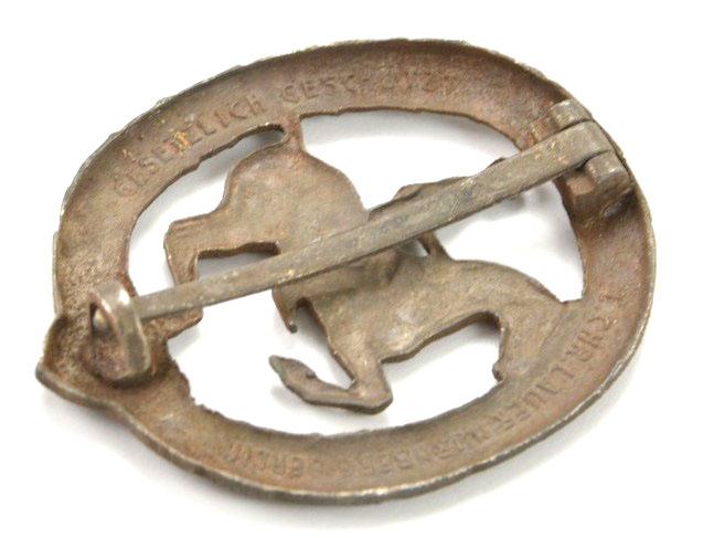 German Horse Rider badge in Bronze