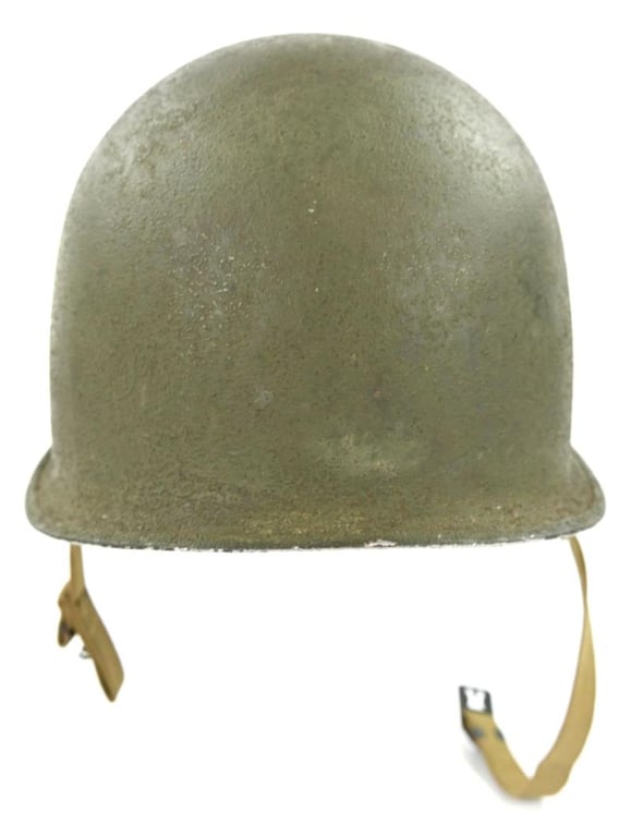 US WW2 M1 Fixed Bale Helmet 'Schlueter' War Reject