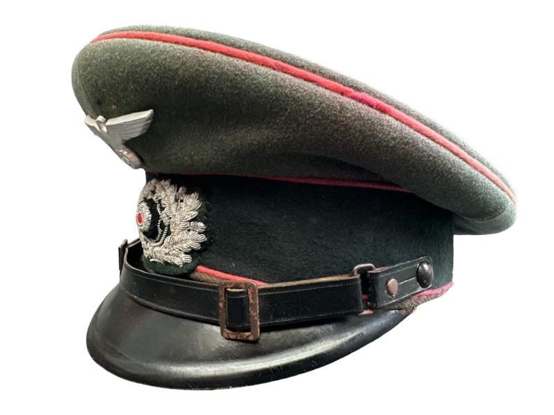 Wehrmacht Army (Heer) EM/NCO Panzer visor cap ‘Schirmmütze’
