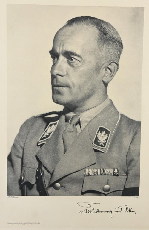 German Third Reich 'Hans von Tschammer Osten' Lithograph by K.J. Böhringer