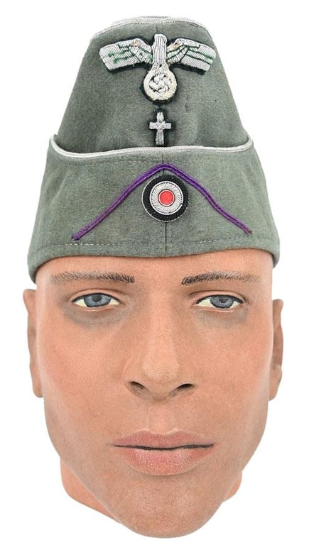 German WH Officer Field Chaplain Side Cap