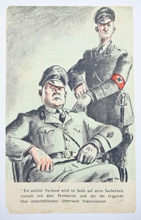 Allied WW2 Droppingsflyer 'Hitler's Freibrief'