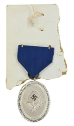 German RAD 12 Years of Service Medal in...