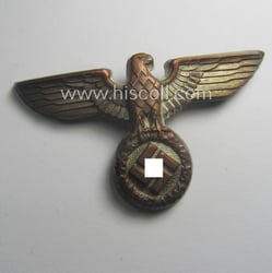 Silver-toned- and/or: 'Buntmetall'-based - (political-styled) visor- (ie. 'Schirmmützen'-)...