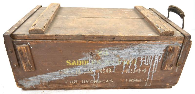 British WW2 RAF saddles box