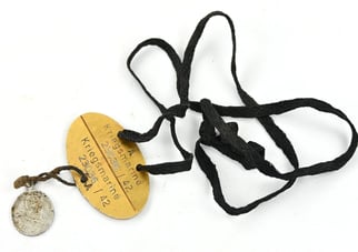 German KM Dog-Tag with Chain