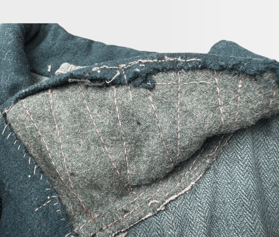 Waffen-SS Field-Reworked Drillich Work Tunic – Former NCO / SS-Unterscharführer Configuration