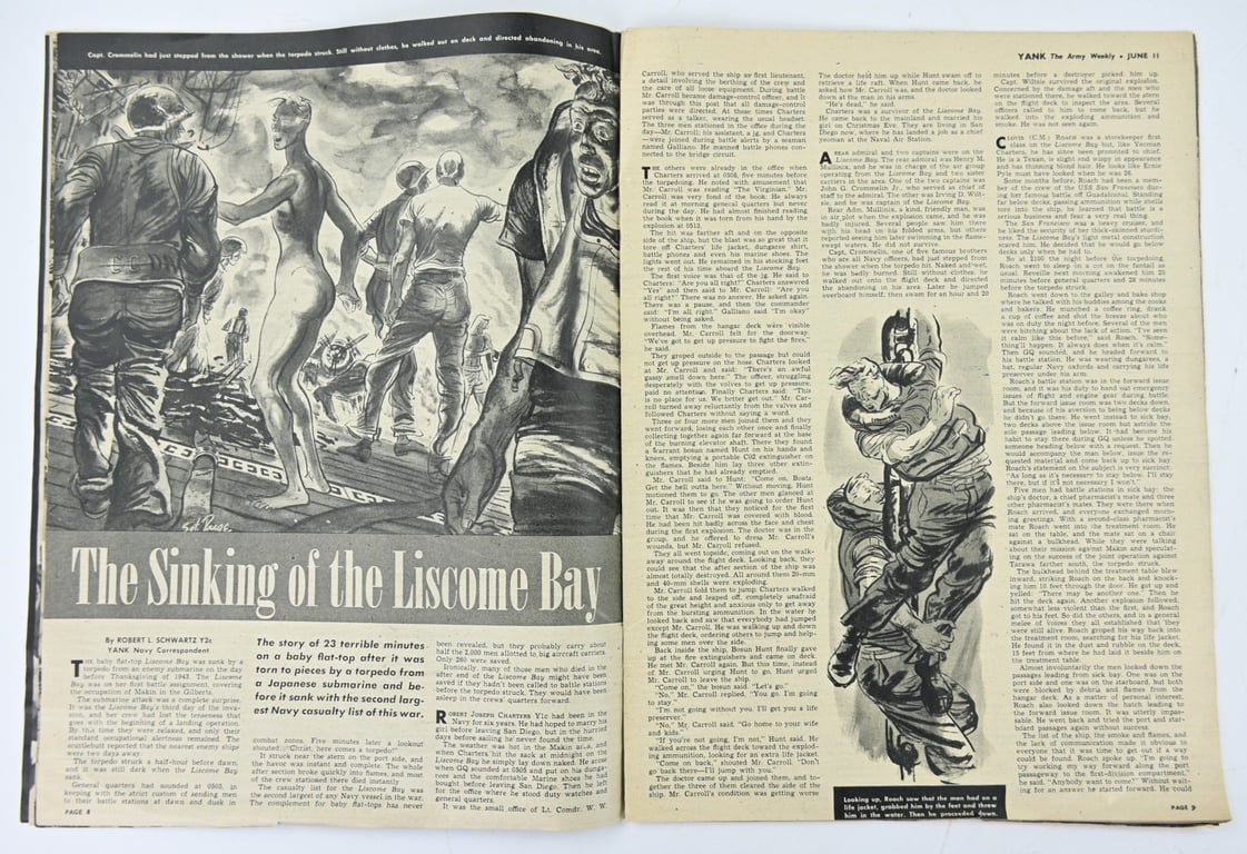 US WW2 Yank Magazine June 11th, 1944 Liberation Edition