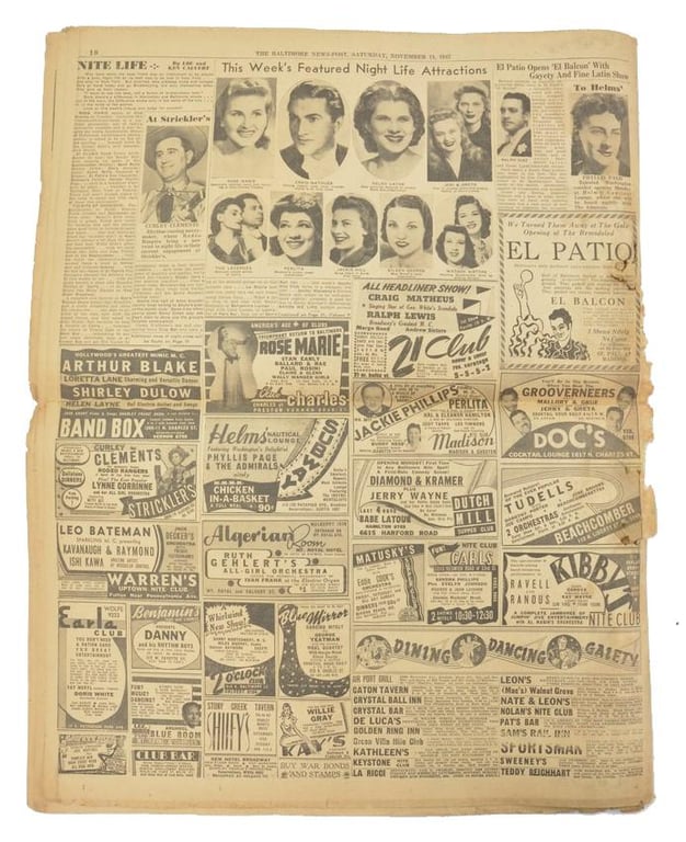 US WW2 Newspaper 'The Baltimore News-Post'