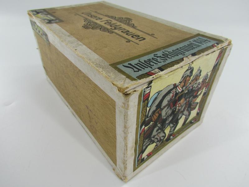 WW1 Unsere Feldgrauen Cigar Box ....Rare !!