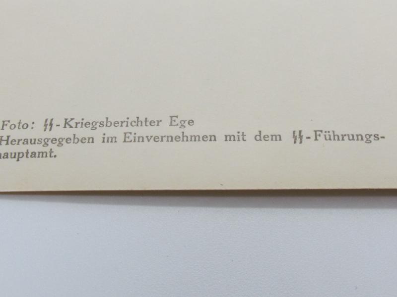 Postcard : Unsere Waffen-SS