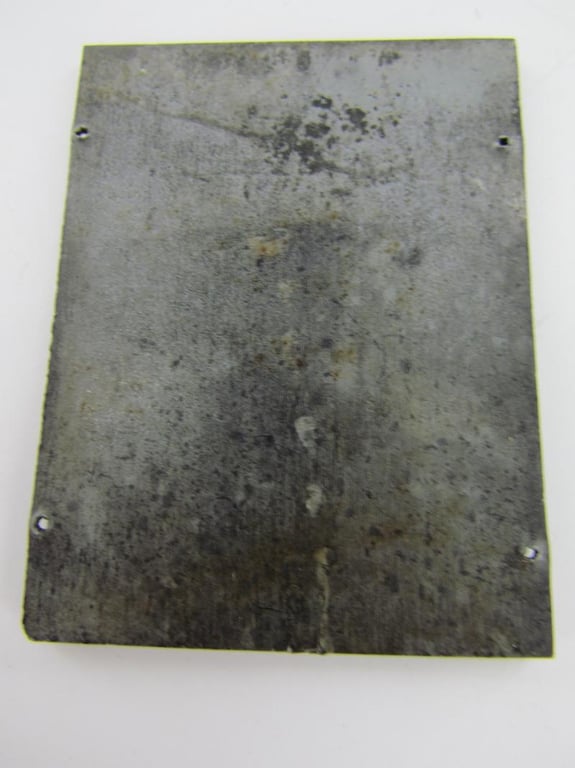 Original German Newspaper Photo “Druckplatte” (printing plate)