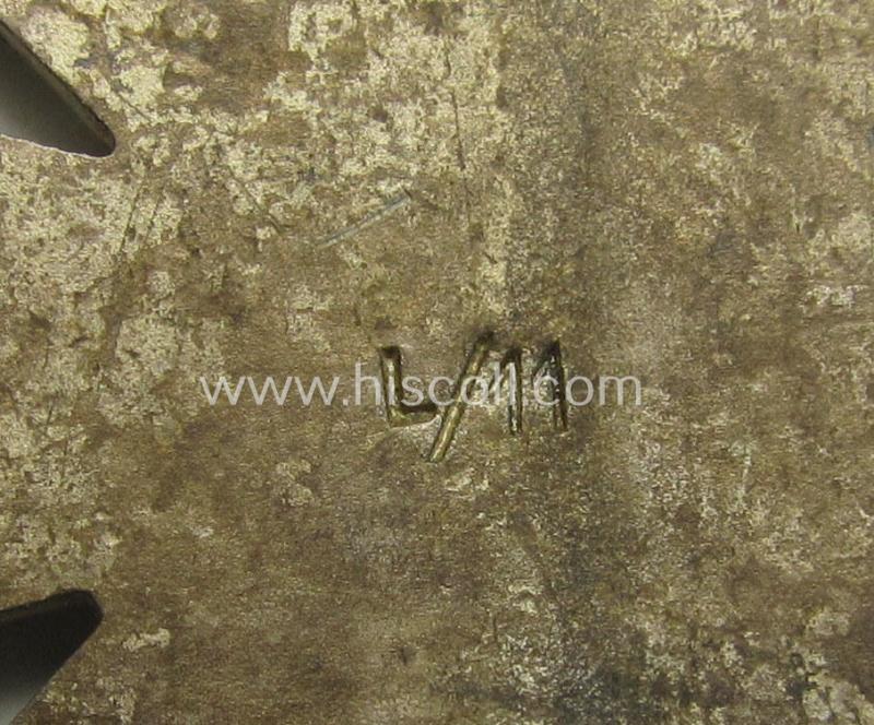 Medal-set: 'Kriegsverdienstkreuz 1. Kl. mit Schwertern' being a maker- (ie. 'L/11'-) marked (and/or: 'Buntmetall'-based!) specimen that comes stored in its original, luxuriously-styled KvK-etui as issued and stored for decades