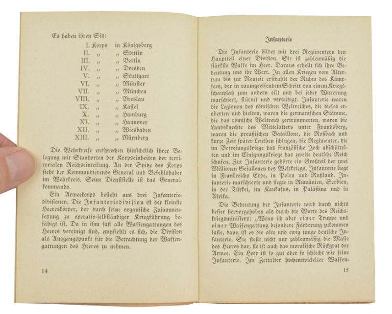 German Booklet 'Die Deutsche Wehrmacht'