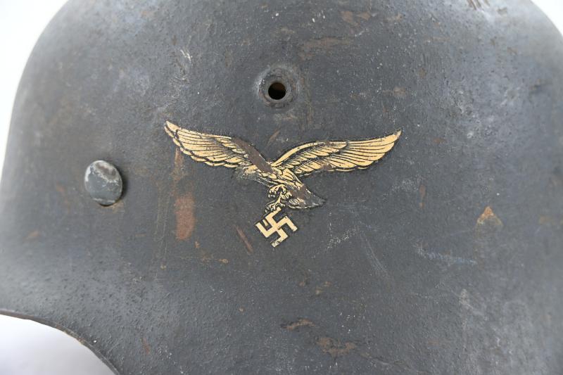 German LW M42 SD Combat Helmet