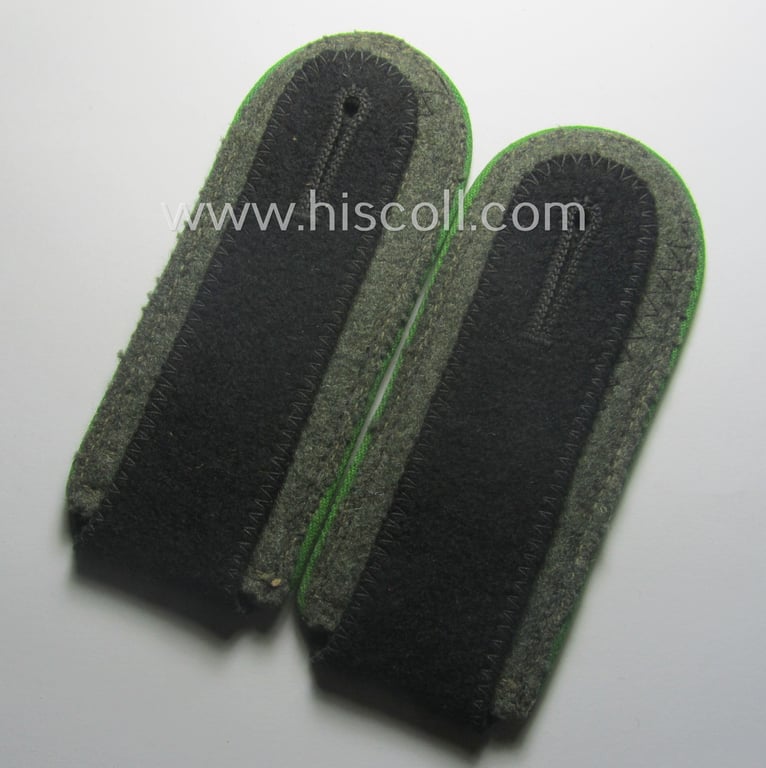 Superb pair of - fully matching! - Waffen-SS NCO-type shoulderstraps: 'SS-Unterscharführer' who served within the: 'Waffen-SS Panzergrenadier-Trpn.'